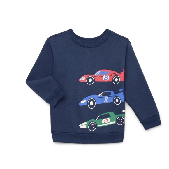 Garanimals Other - Garanimals Toddler Sweatshirt with Race Car Design